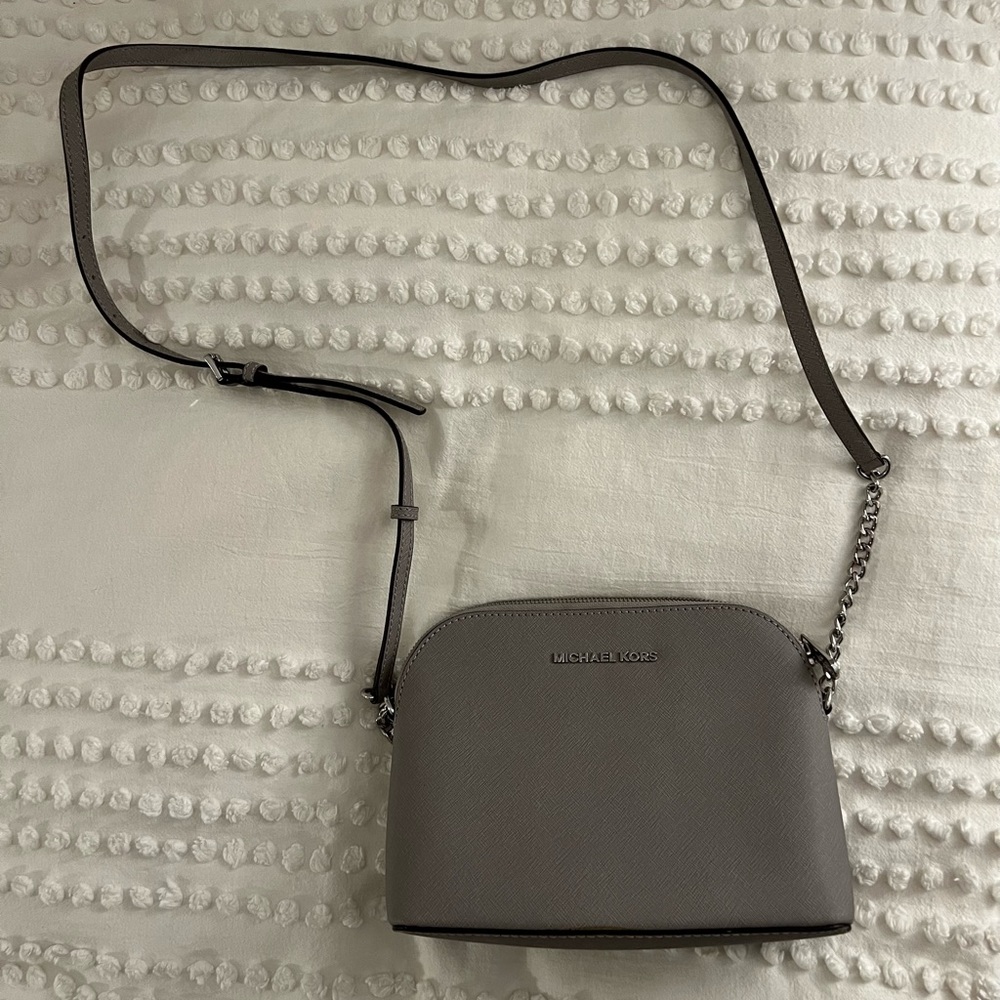 Grey Michael Kors purse